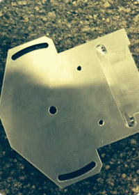 CNC Milling Of An Aluminum Pan Adjust Plt For A Visual Image Mapping Application